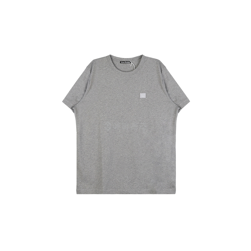 [에버론즈] [당일배송] 아크네스튜디오 페이스 로고 패치 티셔츠 그레이 CL0111 X92
