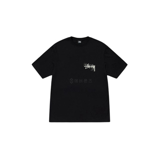 [에버론즈] [당일출고] 스투시 남녀공용 썸머 LB 티셔츠 블랙 1904907